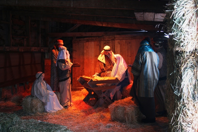Live Nativity at the Old Morgan Barn in Nibley, Utah