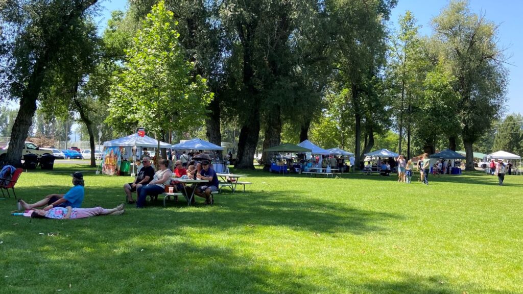Vendors and guests at the 2026 Utah Ukulele Festival in Logan, Utah.